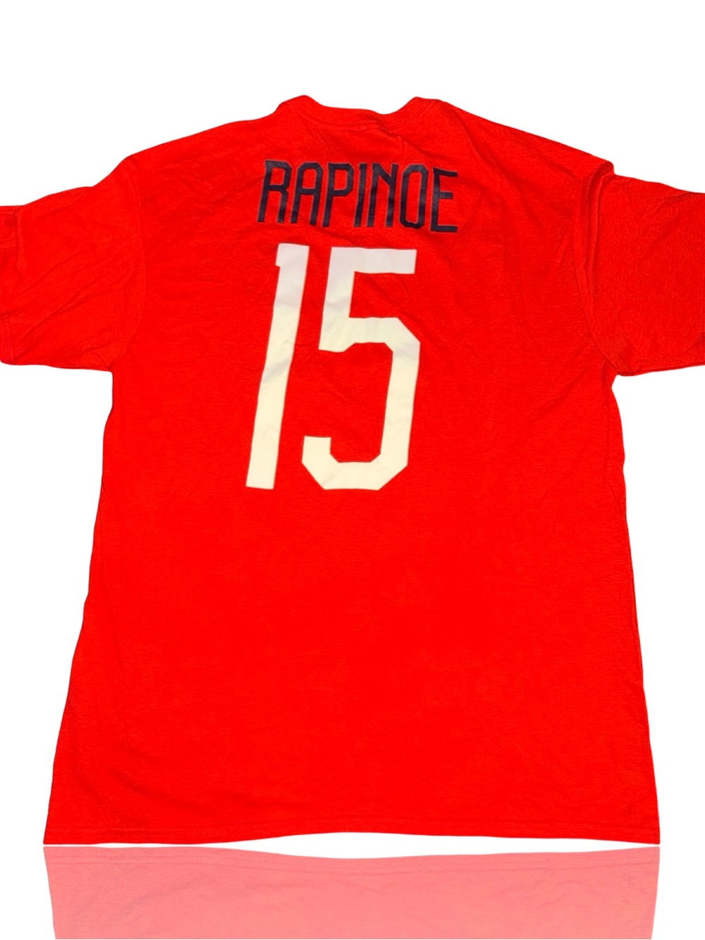 USA Soccer Megan Rapinoe #15 red tee is the kind of shirt you’ll keep reaching f